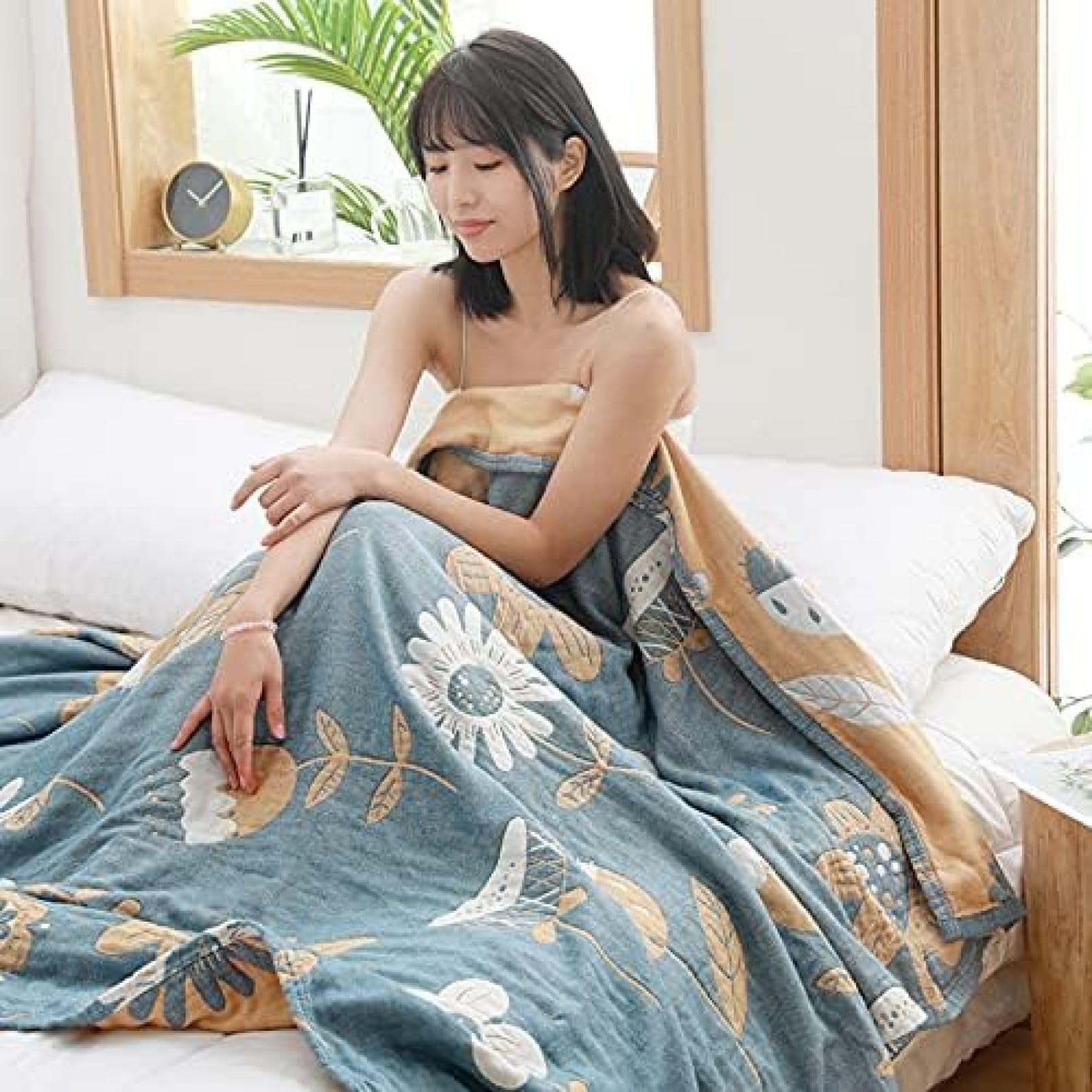 ガーゼケット シングル タオルケット 綿毛布 ソファーカバー